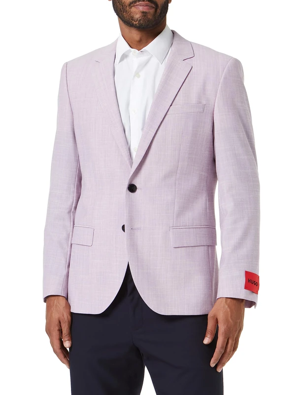 HUGO Men's Henry232x Jacket, Open Purple564, 94 cm