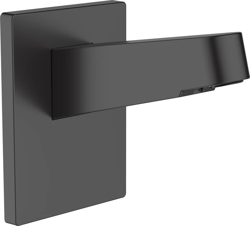 Hansgrohe 24149670 Pulsify Wall Connector for Overhead 260 Outlet, matt Black, Shower Head 260mm
