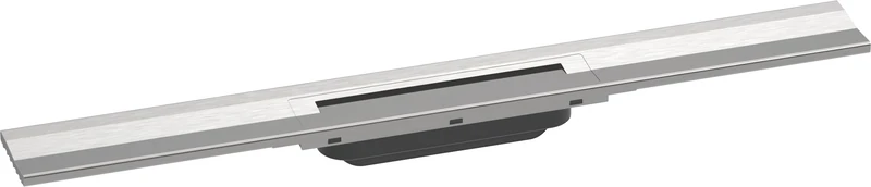 hansgrohe RainDrain Flex Shower Drain Set 700 mm Floor Drain Shower Can Be Shortened for Wall Mounting, Brushed Stainless Steel