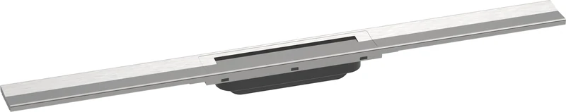 hansgrohe 56044800 RainDrain Flex Complete Set Shower Drain 800 Can be Shortened Brushed Stainless Steel Channel, 80 cm