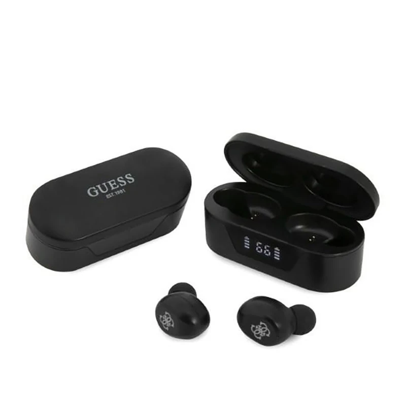 GUESS Headphones Bluetooth GUTWST31EK TWS + Docking Station Black