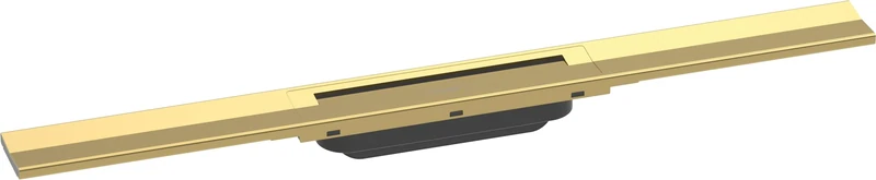 hansgrohe RainDrain Flex Shower Drain Set 700 mm Floor Drain Can Be Shortened Polished Gold Look