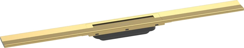 hansgrohe RainDrain Flex Shower Drain Set 800 mm Floor Drain Can Be Shortened Polished Gold Look