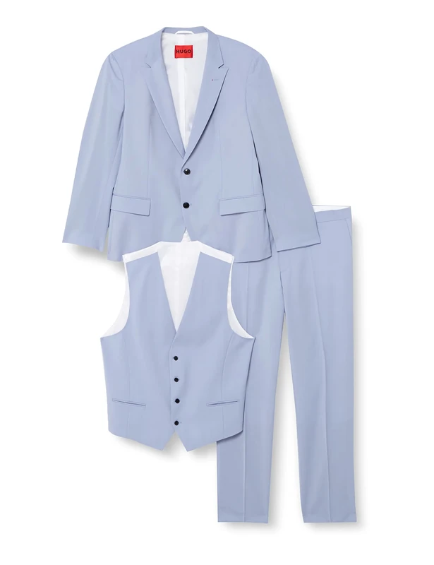 HUGO Men's Henry/Getlin232V1X Suit, Light/Pastel Blue451, 98