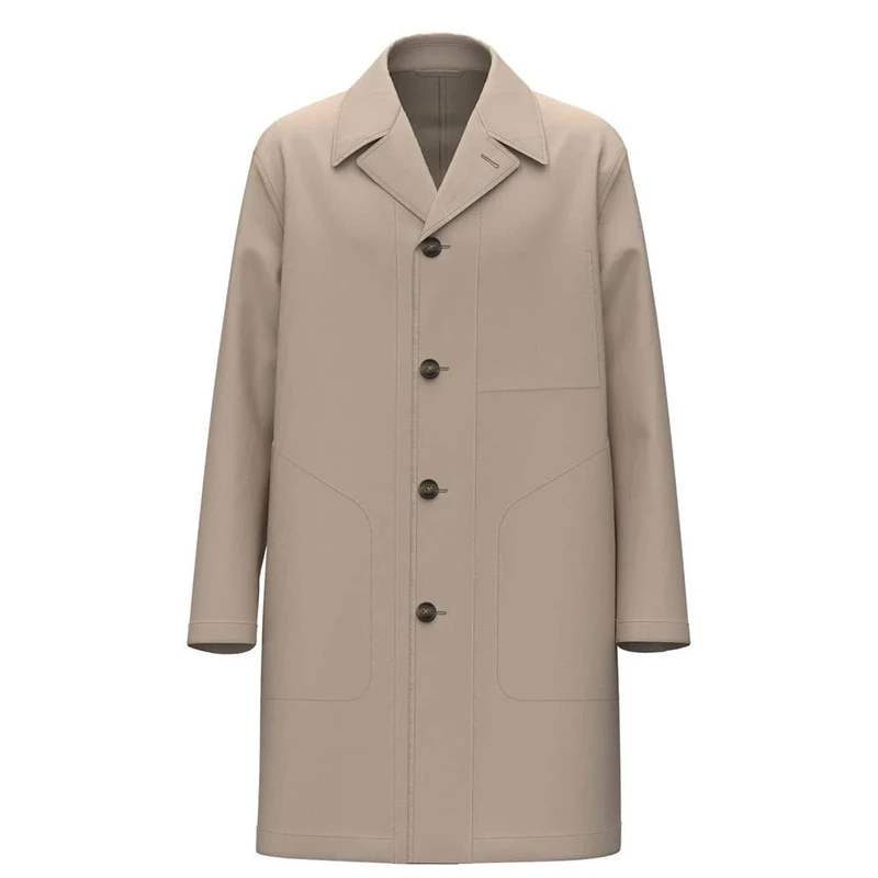 HUGO Men's Munir2321 Coat, Light beige274, S