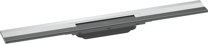 hansgrohe RainDrain Flex Shower Drain Set 700 mm Floor Drain Shower Can Be Shortened for Wall Mounting, Chrome