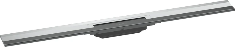 hansgrohe 56052000 RainDrain Flex Complete Set Shower Drain 900 Can be Shortened for Wall Mounting Chrome Channel, 90 cm