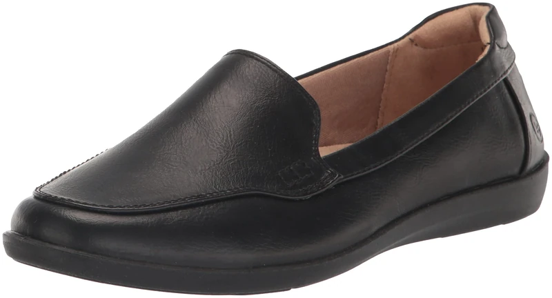LifeStride Women's Nina Loafer, Black, 4.5 UK