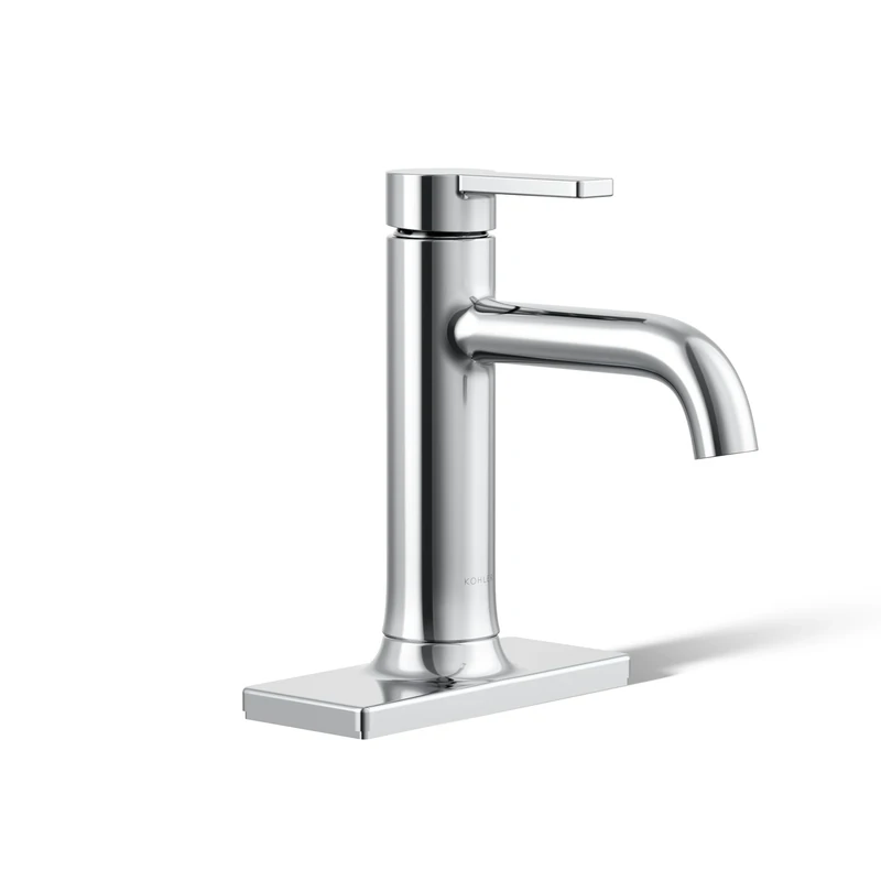 Kohler 28126-4-CP Venza Single-Handle Bathroom Sink Faucet, Bathroom Tap, 1.2 gpm, Polished Chrome