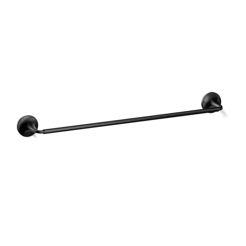 Kohler 27426-BL Tone 24'' Bathroom Accessory Towel Bar, Matte Black