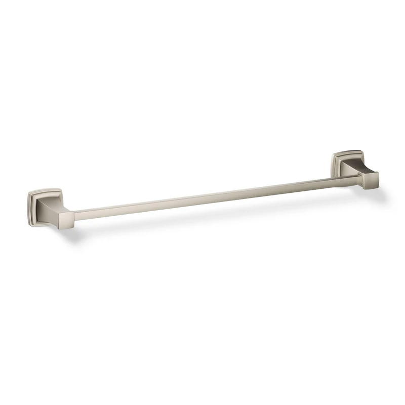 Kohler 27410-BN RIFF 24'' Towel Bar, Towel Rack for Towel Storage, Vibrant Brushed Nickel