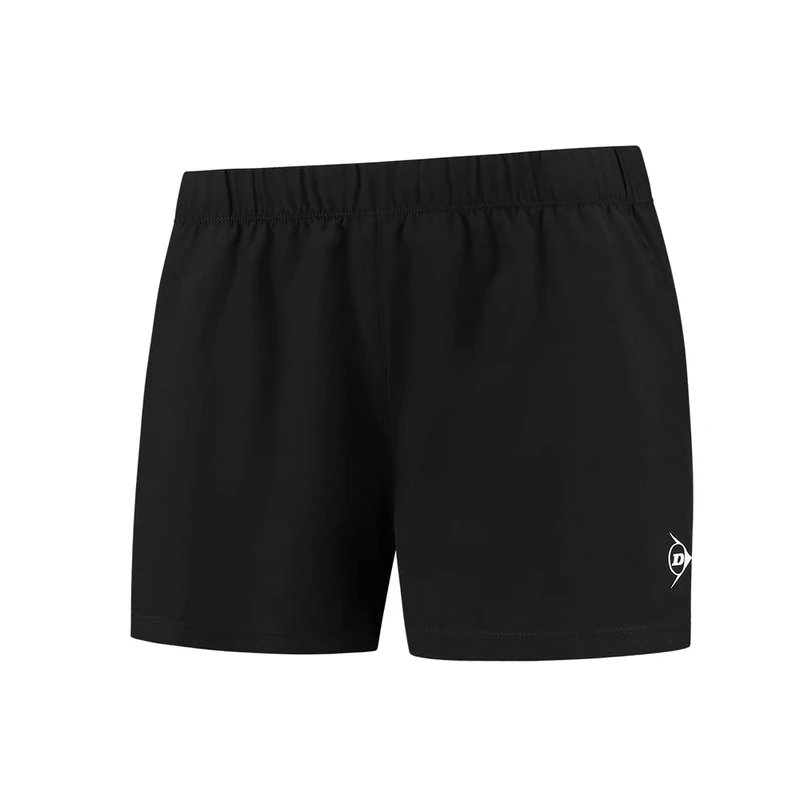 DUNLOP Women's Ladies Game Shorts Tennis Skort, Black, L