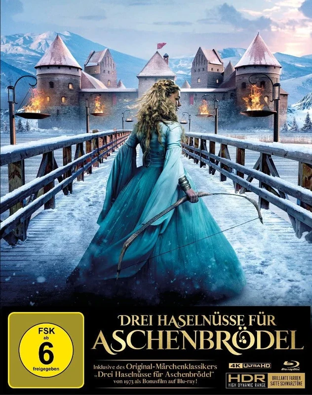 NORDISK FILM Drei Haselnüsse für Aschenbrödel (Mediabook, 4K-UHD + 2 Blu-rays): 4K Ultra HD Blu-ray + 2 Blu-rays/Mediabook