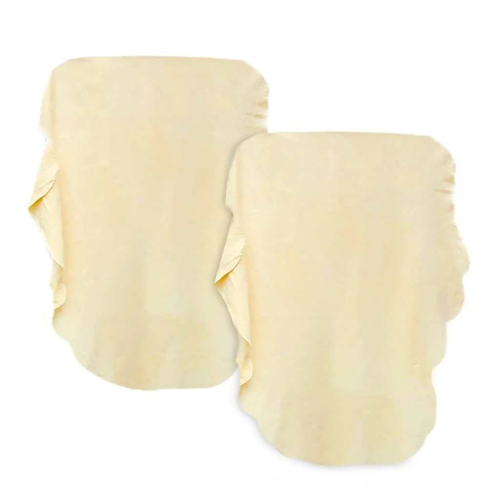 ILLUVA Chamois Leather for Car - 2 Packs Car Shammy Leather Cloth 60 x 40 cm Super Absorbent for Washing & Drying Window, Glass, Mirrors