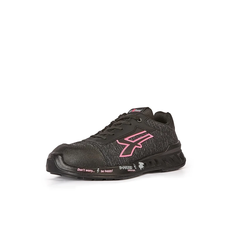 U-POWER RED LEVE MICHELLE, Safety Shoes, Lightweight Anti Puncture Unisex Trainers, Bast Sole, Infinergy Insert, with Aluminium Toe Caps ( 35)