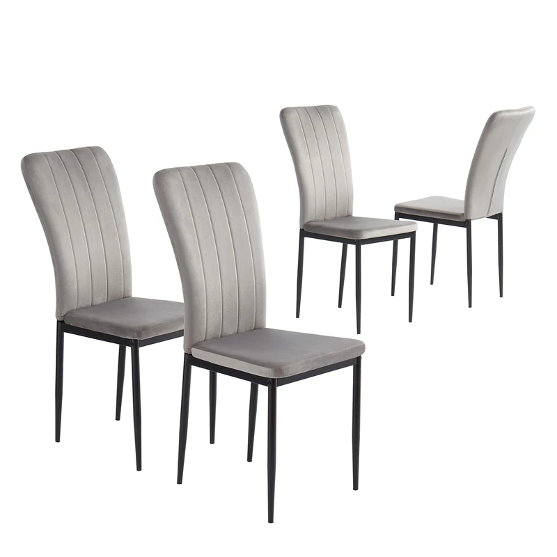 BAÏTA Poppy Set of 4 Chairs, L56.5