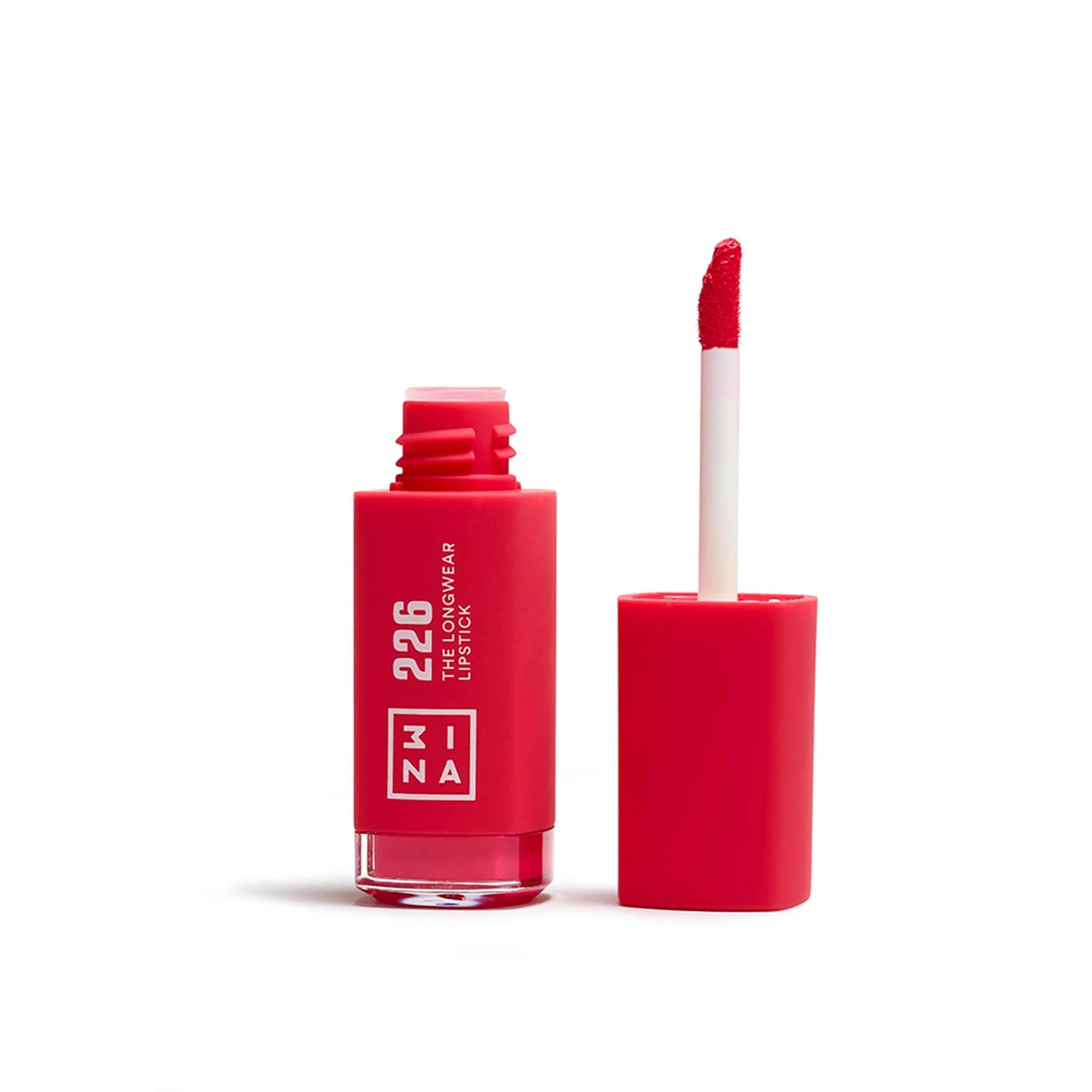 3INA MAKEUP - The Longwear Lipstick 226 - Coral Long Lasting - Matte Liquid with Hyaluronic Acid