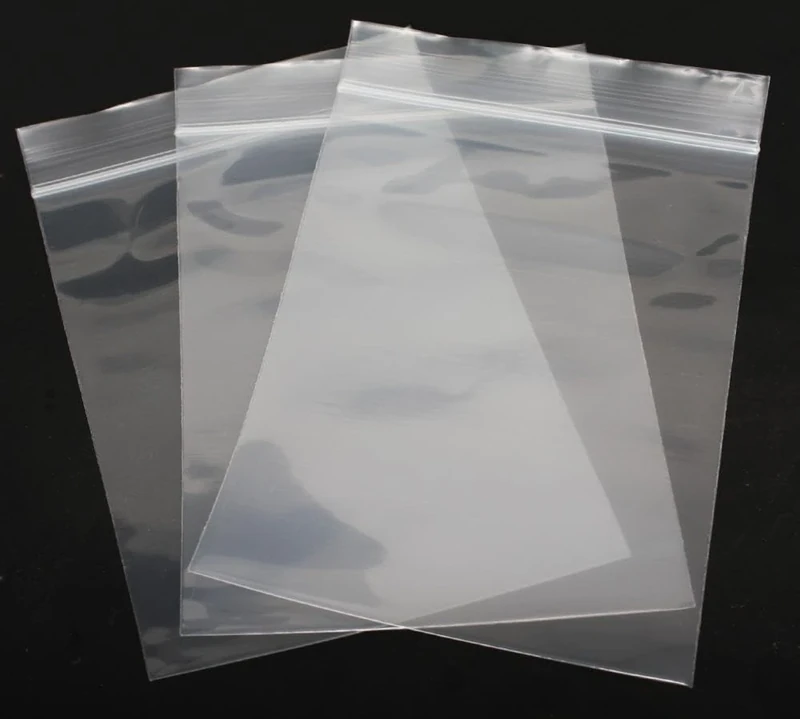 5000pcs 5" x 7.5" Grip Seal Bags Clear Transparent Self Resealable Plastic Zip Lock for Kitchen Storage Jewellery Packaging Office Stationery Pouches