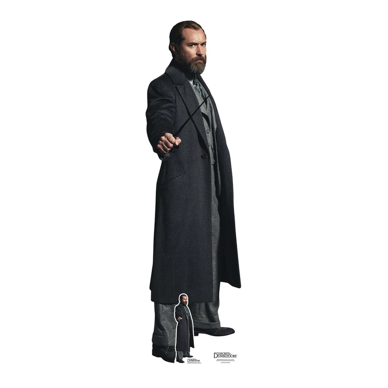 Star Cutouts Ltd SC4056 Albus Dumbledore Jude Law Lifesize Cardboard Cutout Perfect for Birthdays, Gifts, Parties & Fans Fantastic Beasts