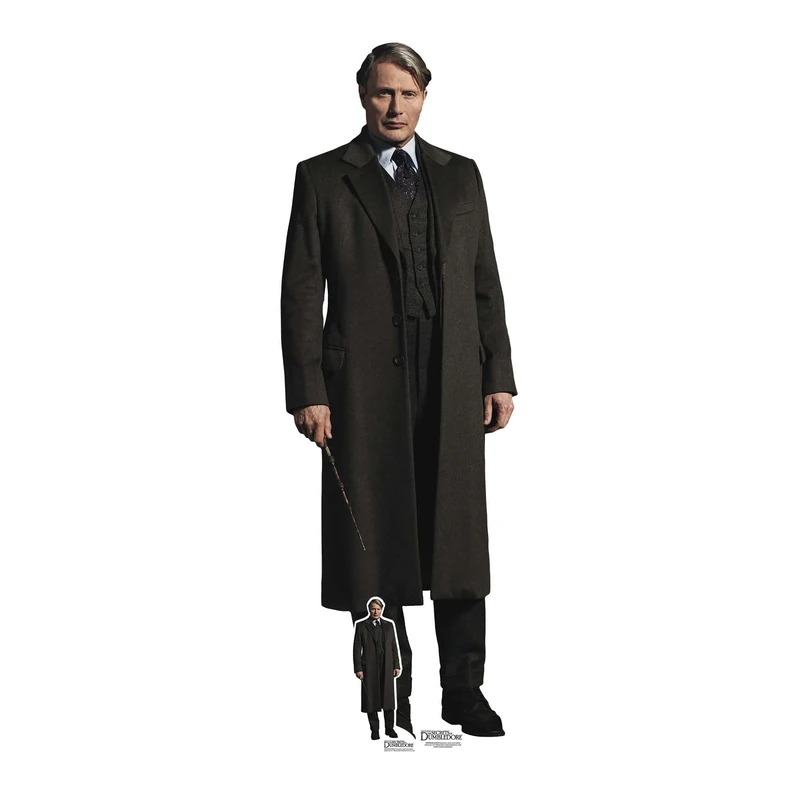 STAR CUTOUTS SC4057 Gellert Grindelwald Mads Mikkelsen Lifesize Cardboard Cutout Perfect for Birthdays, Gifts, Parties & Fans