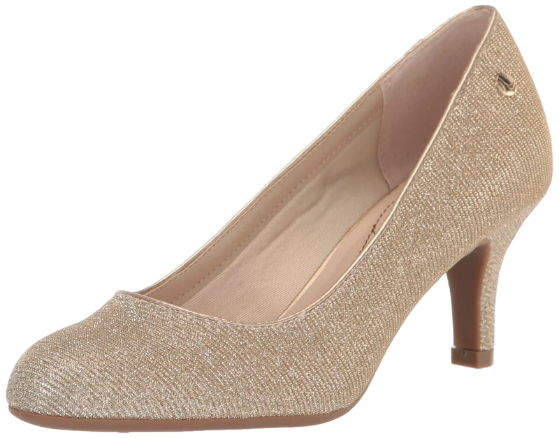 LifeStride Women's Parigi Pump, Light Gold Shimmer, 6 UK