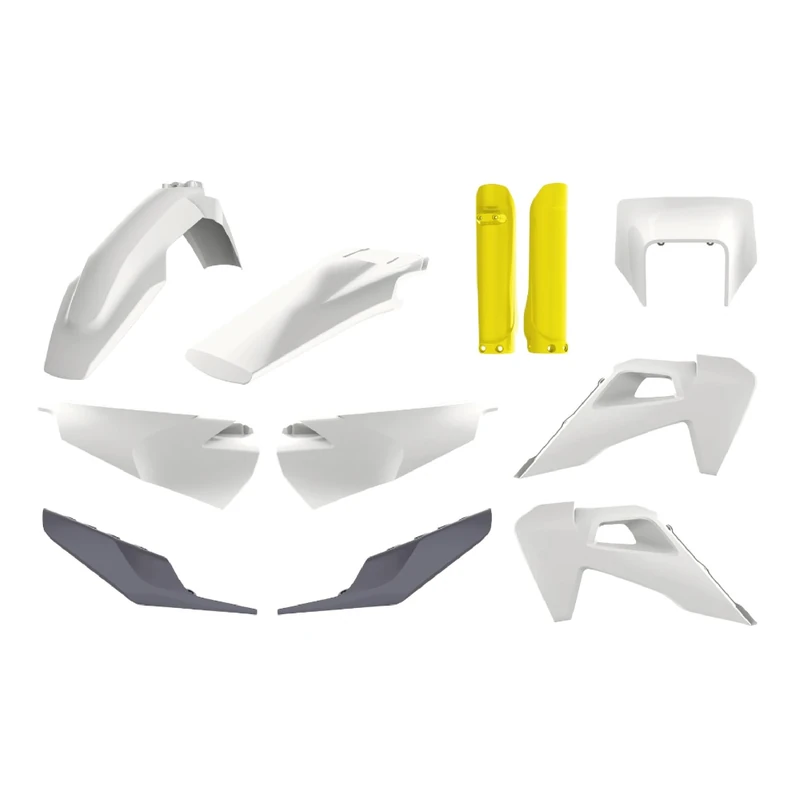POLISPORT 91124 - Polisport Enduro Plastic Replica Kit for those looking for OEM Quality for Husqvarna Motorcycles in OEM Colour