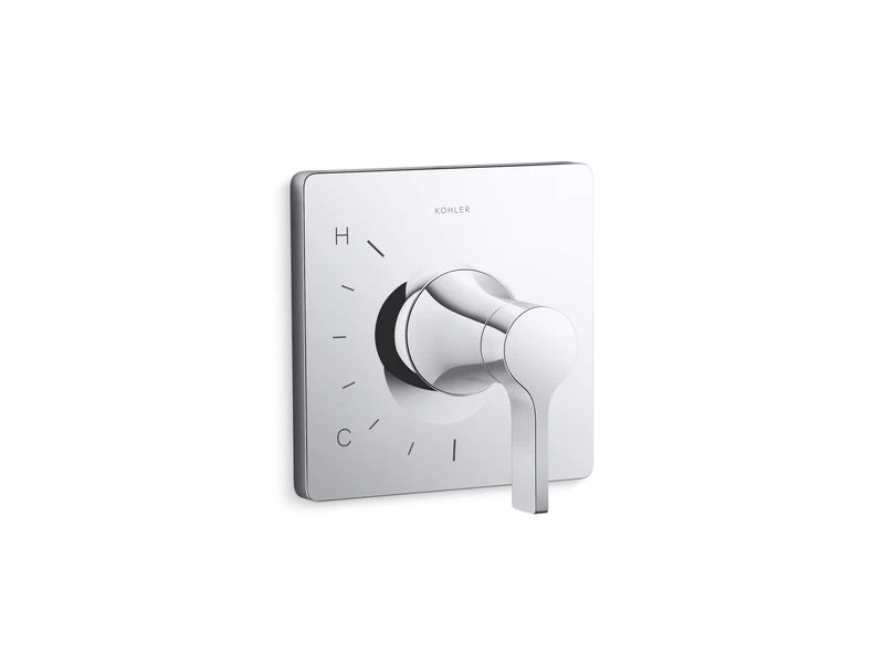 Kohler TS28129-4-CP Venza Rite-Temp Pressure-Balancing Valve Trim, Polished Chrome