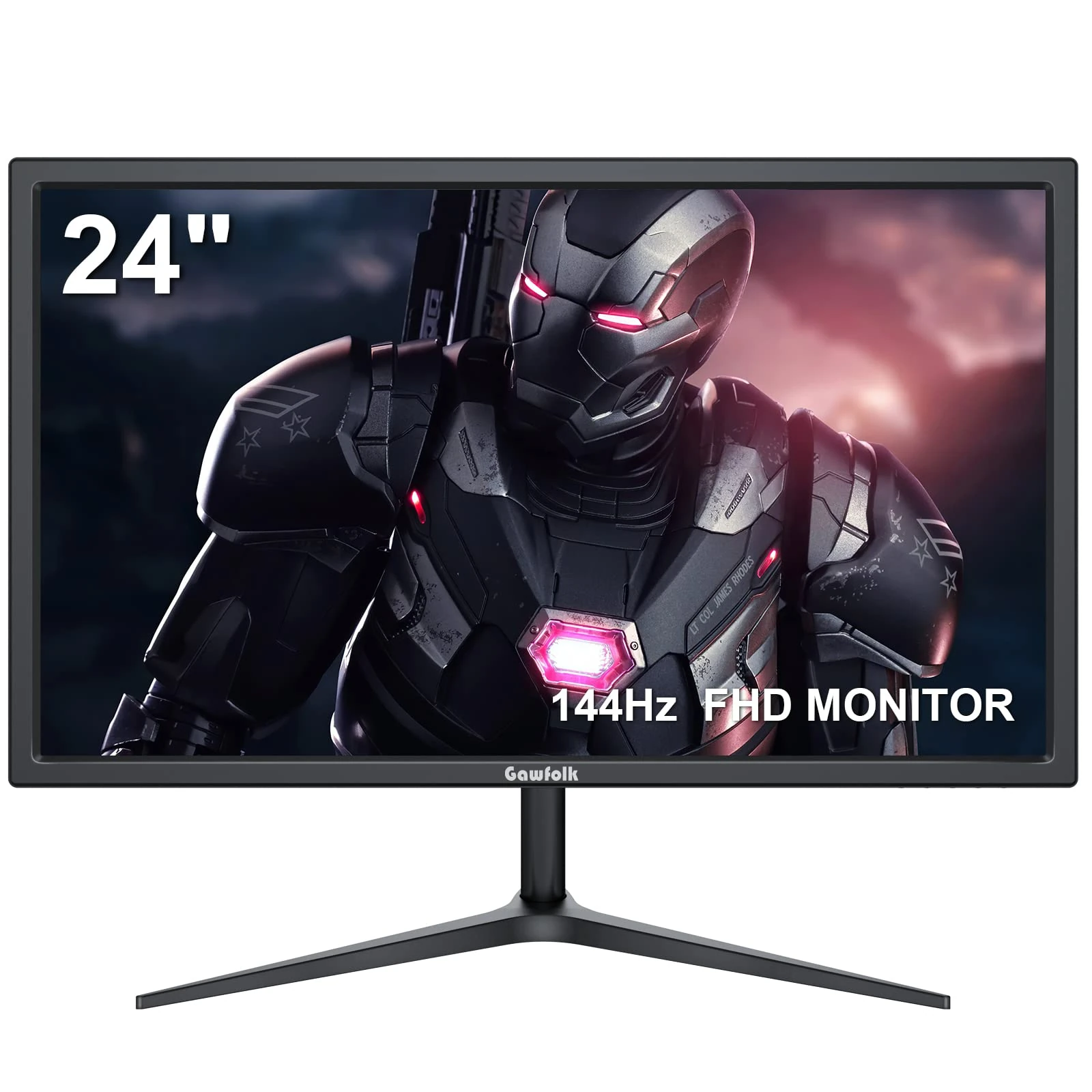 Gawfolk 24-Inch Gaming Monitor 144Hz, FHD 1080P LED Computer Monitor with Eye Care Technology