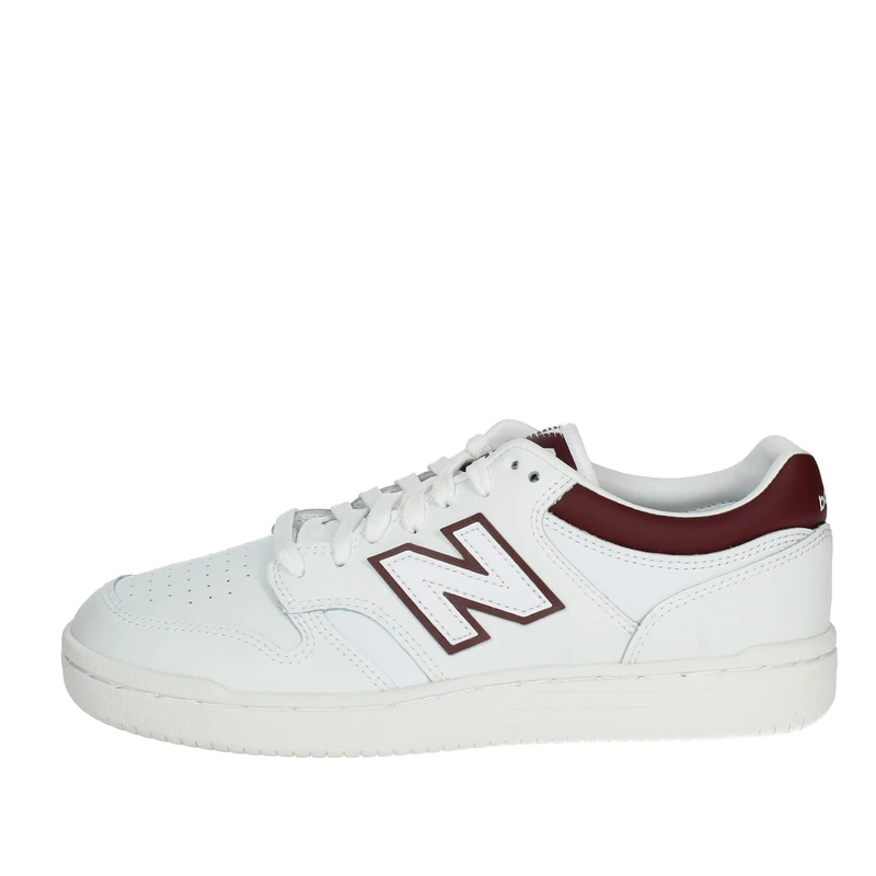 New Balance BB480LDB 480 Men White/Bordeax UK 4.5