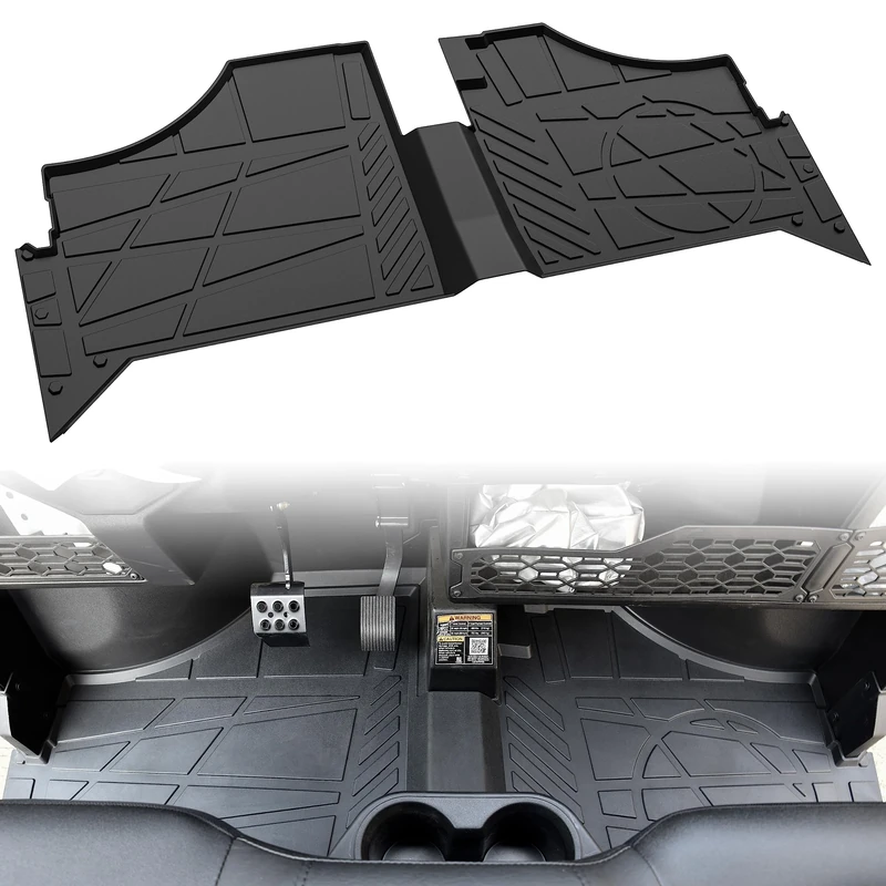 SAUTVS Floor Mats for Ranger SP 570, TPE Front Row Floor Liners All Weather Protection Slush Mats for Polaris Ranger SP 570 / Crew SP 570 2022+ Accessories (1PCS, Replace #2889186)