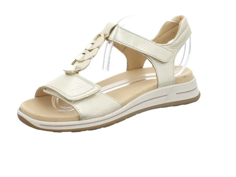 ARA Women's Kent Sandals, platinum, 35 EU Weit