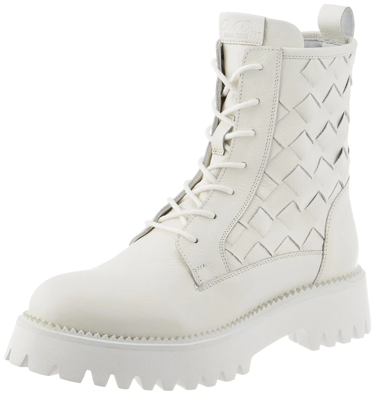 ARA Women's Amsterdam Ankle Boot, Cream, 4.5 UK