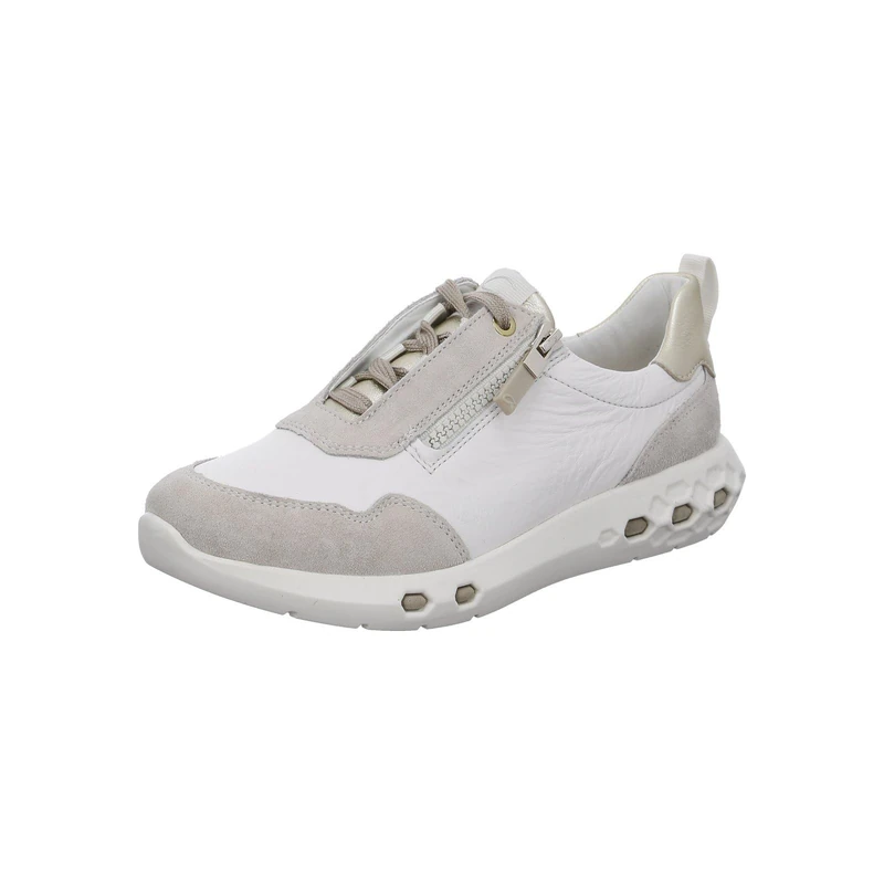 ARA Women's Jumper Sneaker, Shell Cream Platinum, 5.5 UK