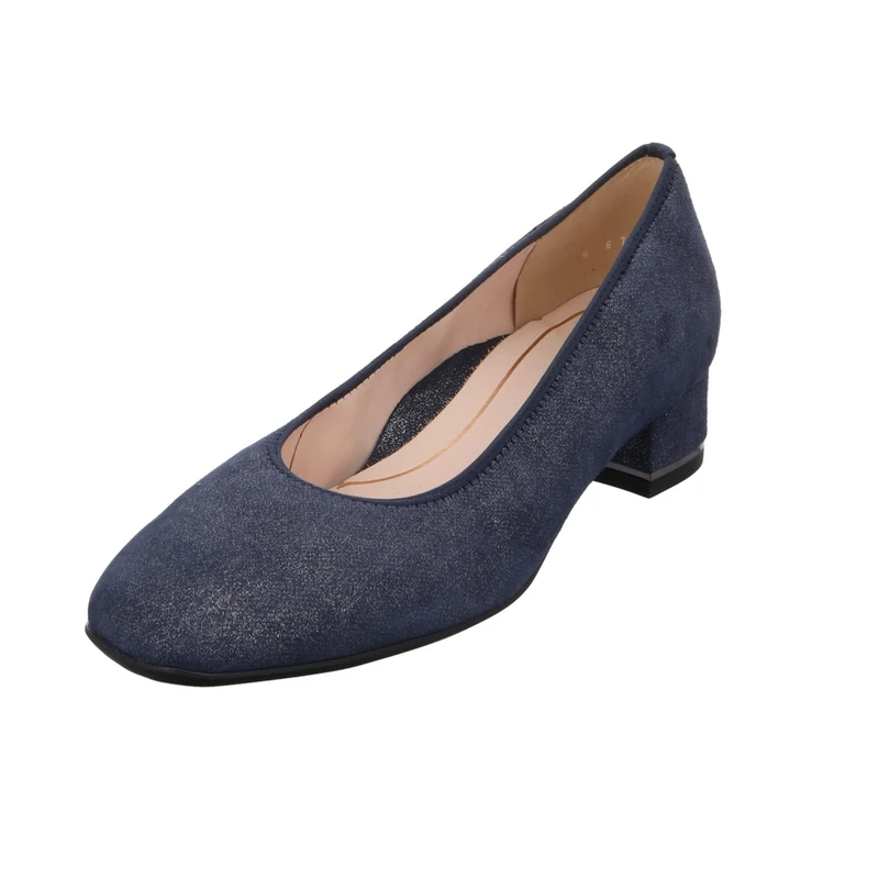 ara Women's Graz Closed-Toe Pumps, Blau, 10 UK