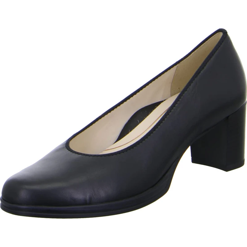 ARA Women's Cannes Pump, Black, 6 UK