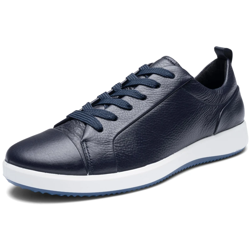 ARA Women's Roma Trainers, Blue, 40 EU Weit