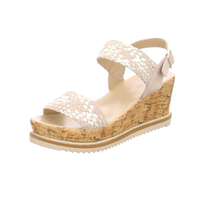 ARA Women's Parma Sandal, Sand Platinum Multi, 4.5 UK