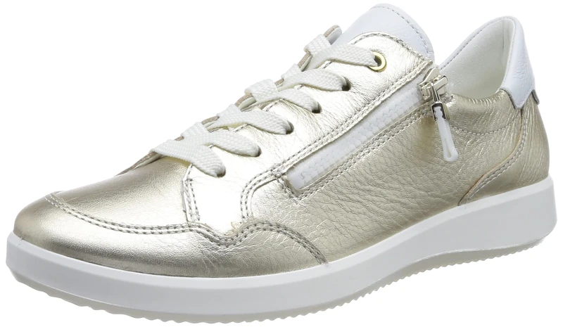 ARA Women's Roma Sneaker, Platinum White, 2.5 UK