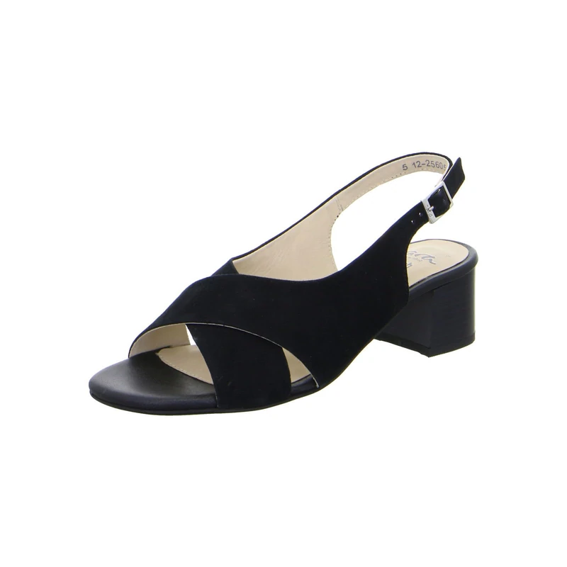 ARA Women's Prato Sandal, Black, 5.5 UK