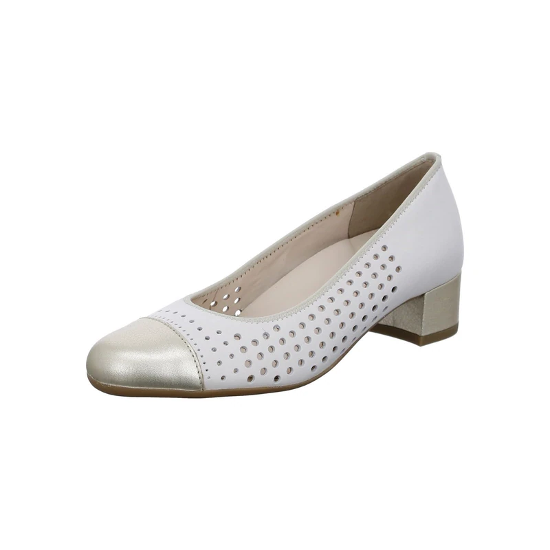 ARA Women's Nice Court Shoes, Platinum Cream, 36.5 EU Weit