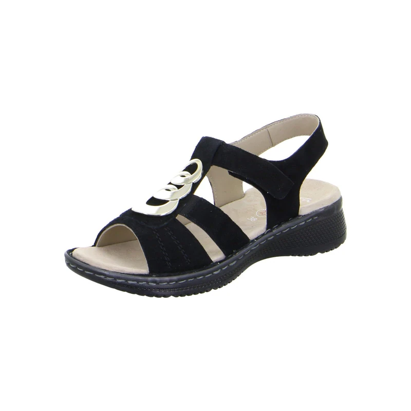 ARA Women's Hawaii Sandals, black, 6-6.5 UK