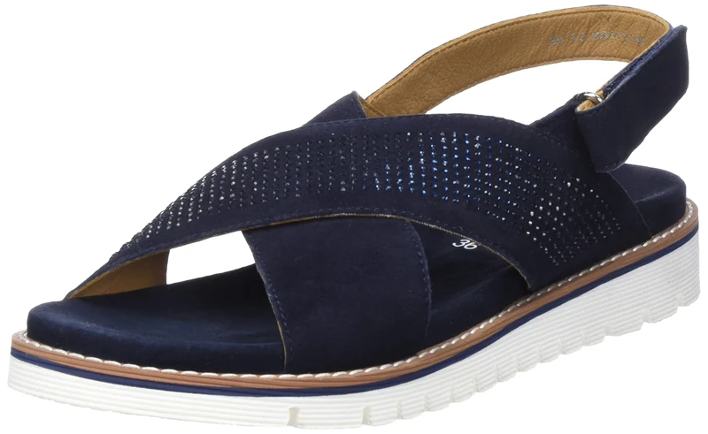 ara Women's Kent Sandal, Blue, 4.5 UK