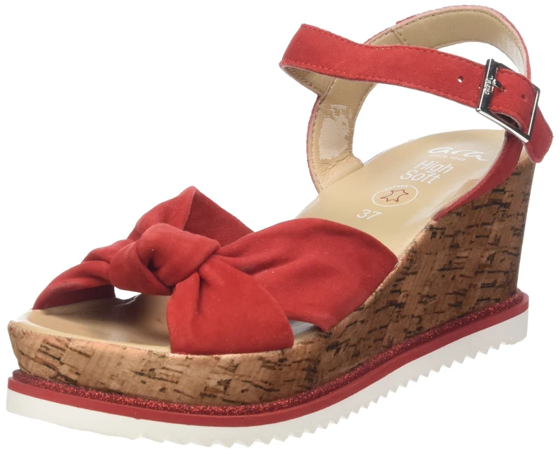 ara Women's Parma Sandals, Flame, 5 UK - Image 1