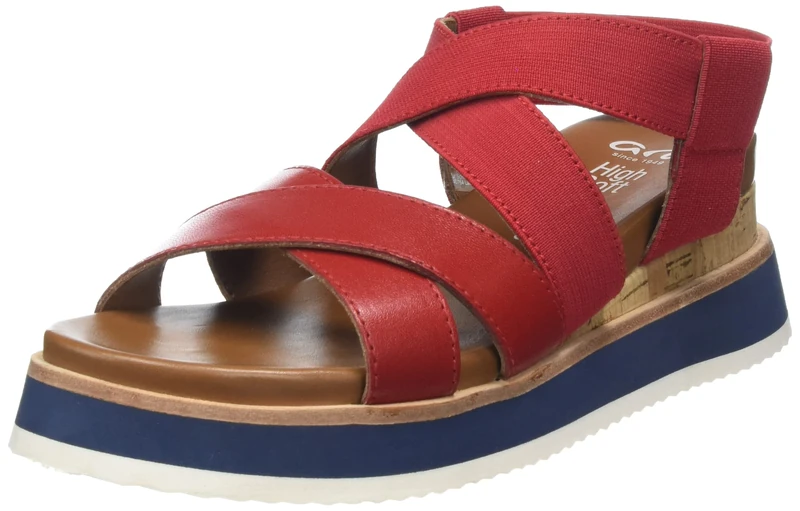 ara Women's Valencia Sandal, Flame, 4.5 UK