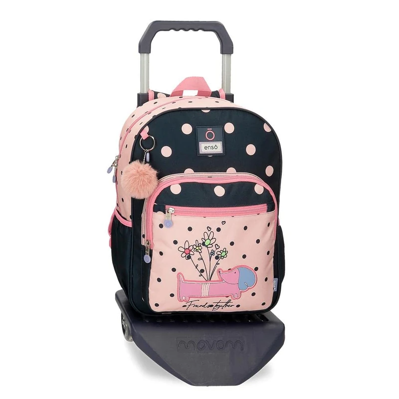 Enso Friends, pink, 30 x 38 x 12 cm, Backpack 38 + Trolley - Image 1