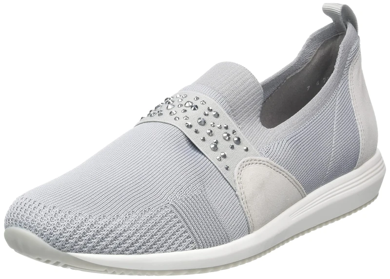 ARA Women's Lisbon Loafer, Pebble Grey, 8.5 UK