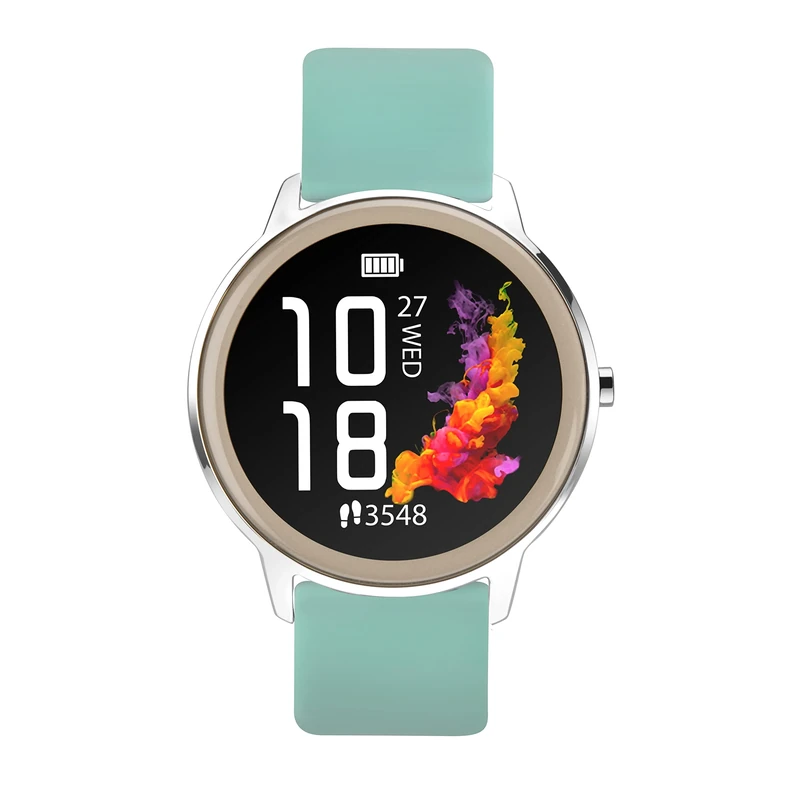 Sekonda Flex Womens 42mm Smart Watch with Heart Rate and Sleep Monitor, Daily Activity, Sports, Music, Weather & Message Functions, with Silicone Strap - Image 1