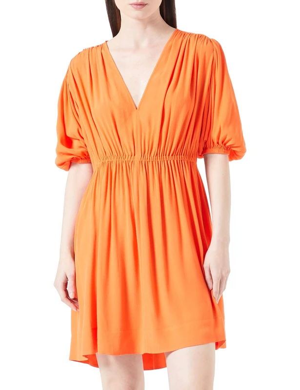 HUGO Women's Kamen-1 Dress, Bright Red621, 8