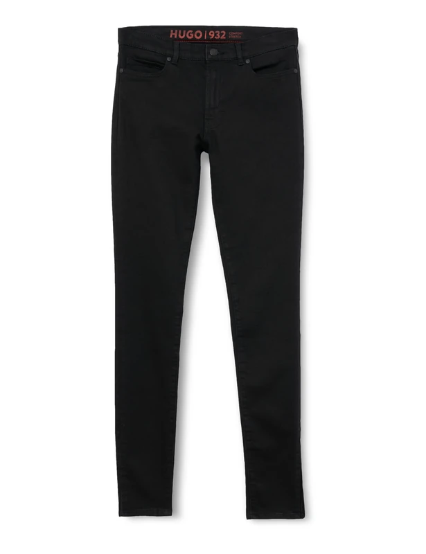 HUGO Women's 932_3 Jeans_Trousers, Black1, 3034, Black 1, 30W x 34L - Image 1