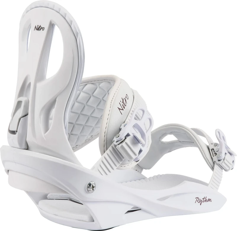 Nitro Snowboards Women's Rythm '23 Snowboard Binding, White Plum, S/M